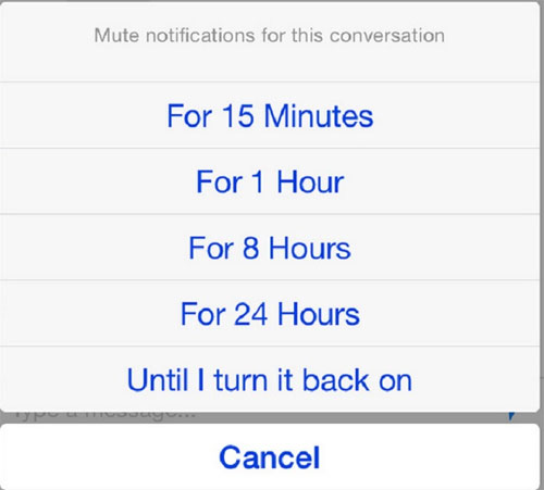 How to block Facebook Messenger notification sound on iPhone Picture 5