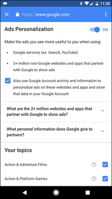 How to block Google personalized ads Picture 8