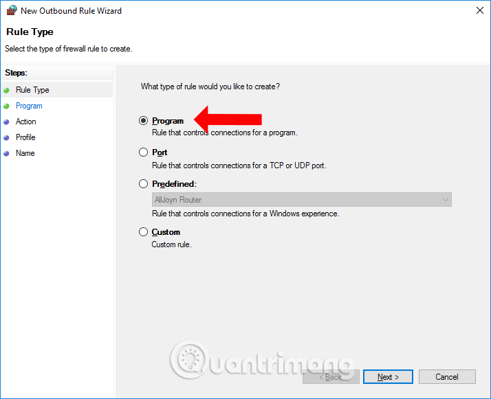 How to block Internet connection software, Windows 10 applications Picture 4