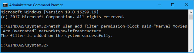 How to block nearby Wi-Fi networks from appearing on Windows Picture 2