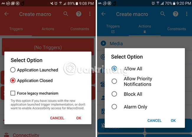 How to block notifications when taking photos in Android Picture 5
