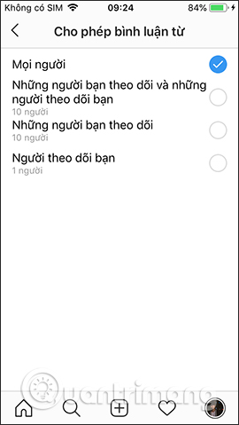 How to block other people from commenting on Instagram Picture 5