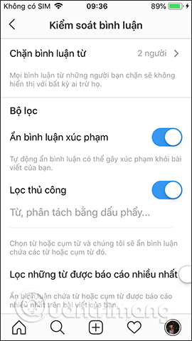 How to block other people from commenting on Instagram Picture 8