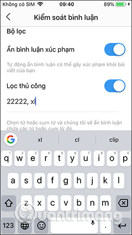How to block other people from commenting on Instagram Picture 9