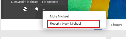 How to block other people on Google+ Picture 7