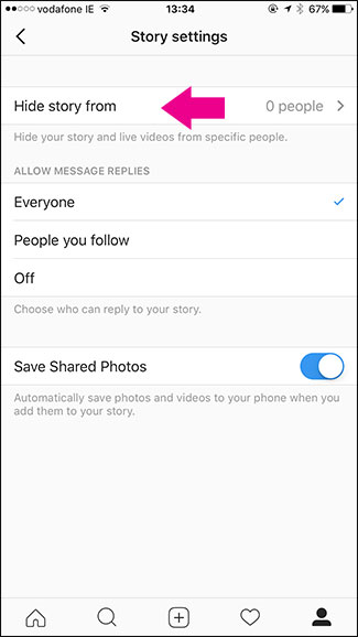 How to block others from viewing photos on Instagram Stories Picture 4