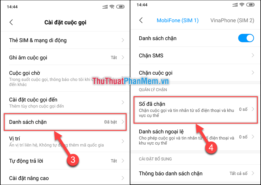 How to block phone numbers, block any call on Android Picture 7