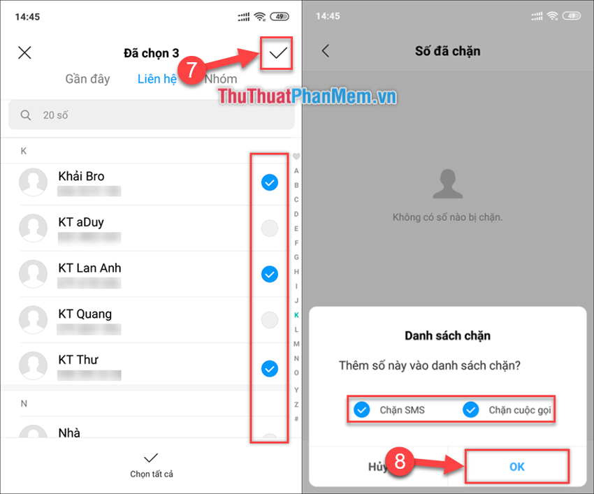 How to block phone numbers, block any call on Android Picture 9