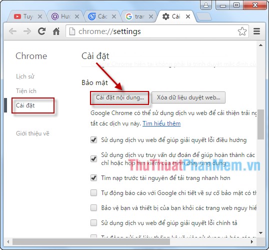 How to block pop ups, turn off advertising windows on chrome, Firefox, IE Picture 3