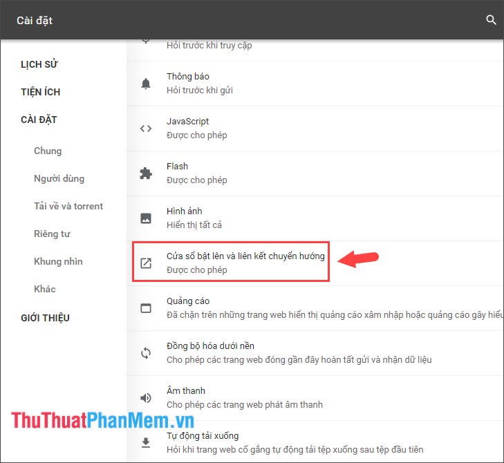How to block pop-up windows on Chrome, Coc Coc, Edge, Firefox browsers Picture 24