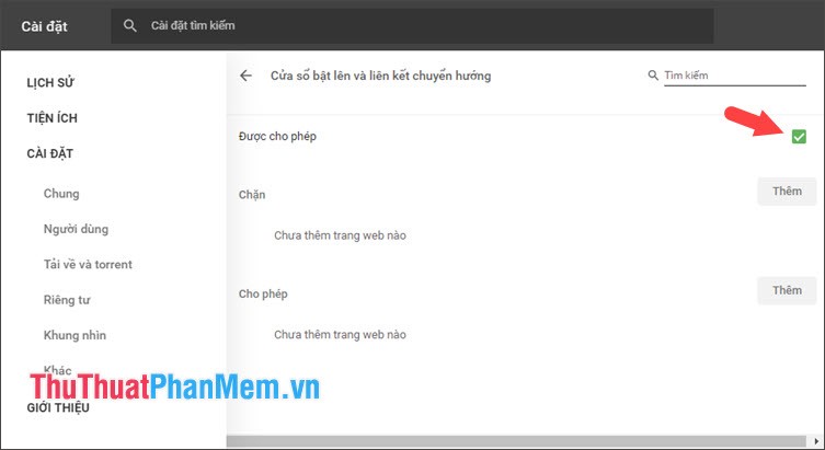 How to block pop-up windows on Chrome, Coc Coc, Edge, Firefox browsers Picture 25