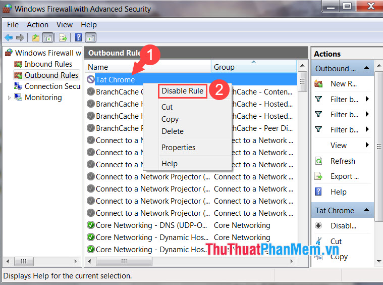 How to block software from connecting to the Internet by Firewall Picture 15