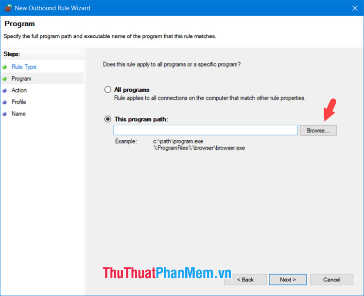 How to block software from connecting to the Internet by Firewall Picture 19