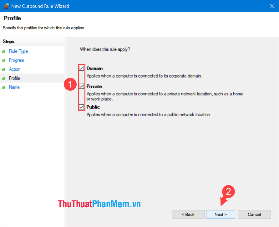 How to block software from connecting to the Internet by Firewall Picture 23