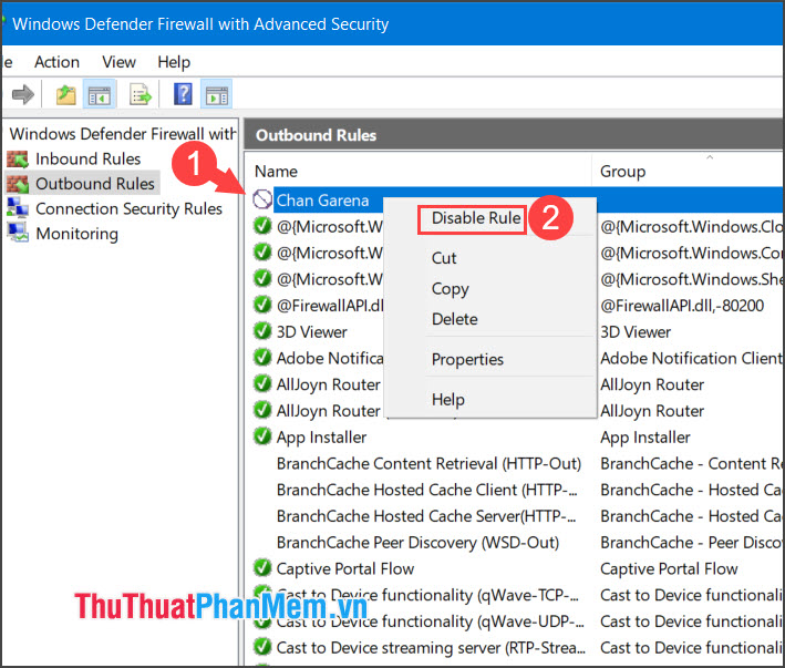 How to block software from connecting to the Internet by Firewall Picture 25