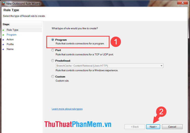 How to block software from connecting to the Internet by Firewall Picture 7