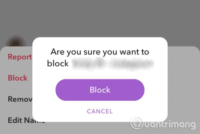 How to block someone on Snapchat? Picture 4