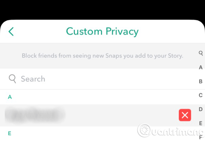 How to block someone on Snapchat? Picture 9
