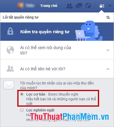 How to block spam messages, advertising messages, and Facebook scams Picture 8