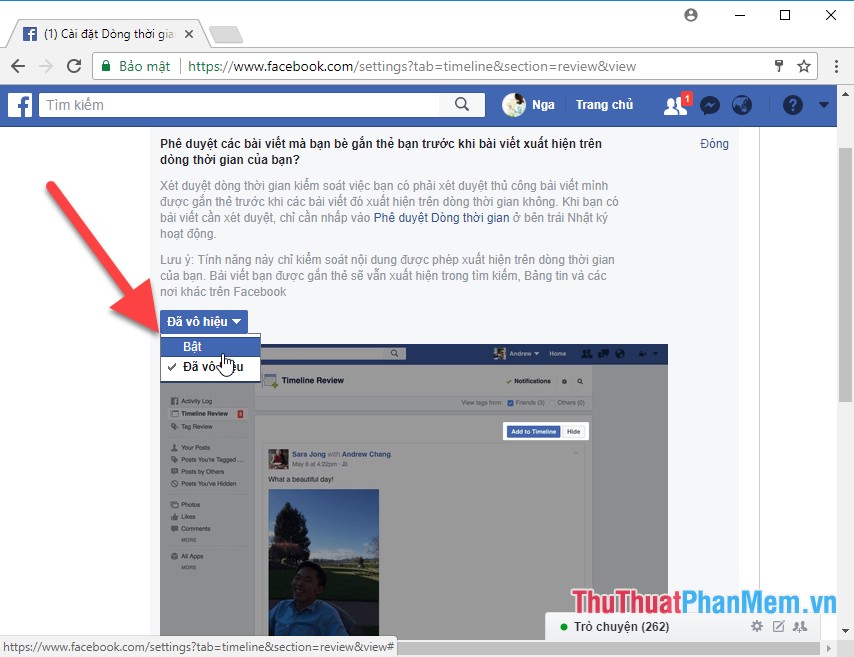 How to block tags on Facebook, block image tags, status Picture 6
