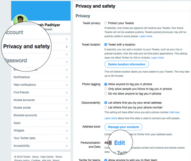 How to block Twitter from tracking and sharing personal data on iPhone, iPad, Android and PC Picture 6