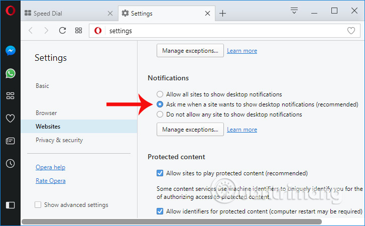 How to block websites from displaying notifications on browsers Picture 18