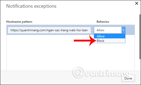 How to block websites from displaying notifications on browsers Picture 19