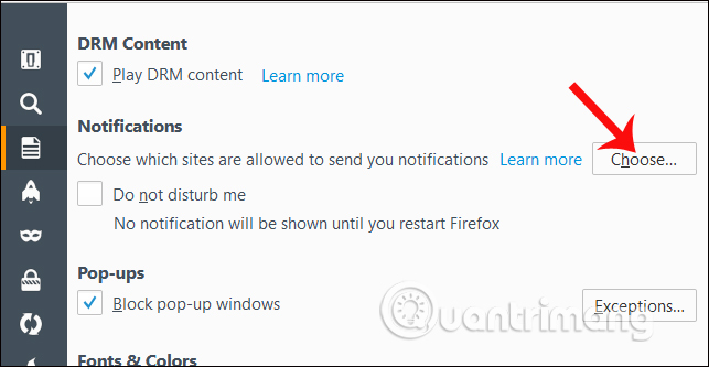 How to block websites from displaying notifications on browsers Picture 9