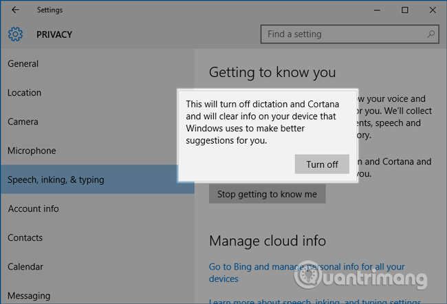 How to block Windows 10 from tracking and collecting user information Picture 6