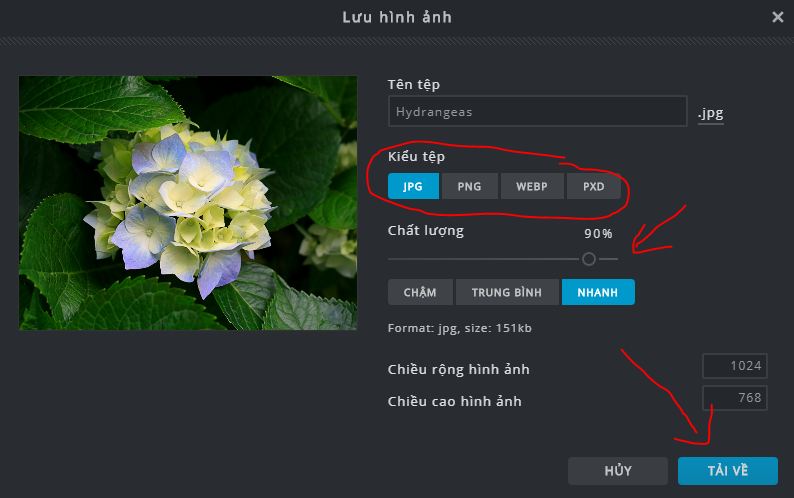 How to blur images online with Pixlr E and Fotor tools Picture 8
