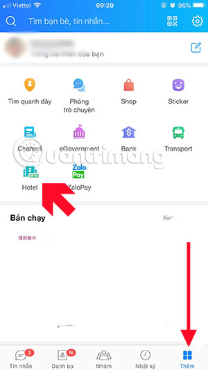 How to book a hotel on Zalo Picture 1