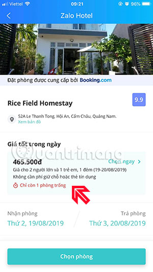 How to book a hotel on Zalo Picture 6