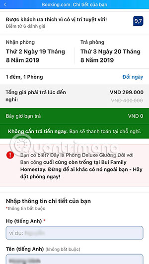 How to book a hotel on Zalo Picture 9