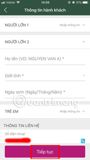 How to book air tickets by phone with Momo wallet Picture 9