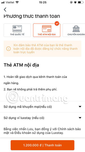 How to book Homestay, Rent Homestay on the phone with Luxstay application Picture 17