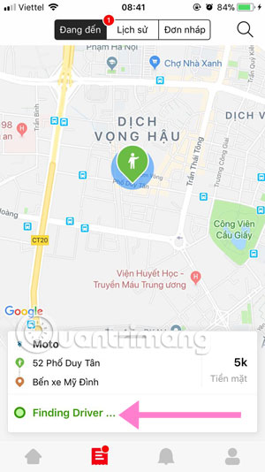 How to book motorbike Now.vn with only 5,000 VND Picture 4