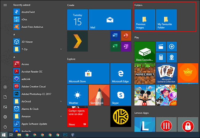 How to bookmark folders on Windows 10 Picture 7