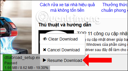 How to bring download status bar on Chrome into Firefox Picture 6