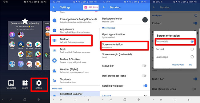 How to bring horizontal interface on Galaxy S9 on every Android device without root Picture 1