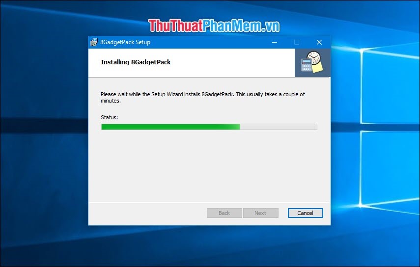 How to bring the calendar and clock to the Windows 10 Desktop screen Picture 5