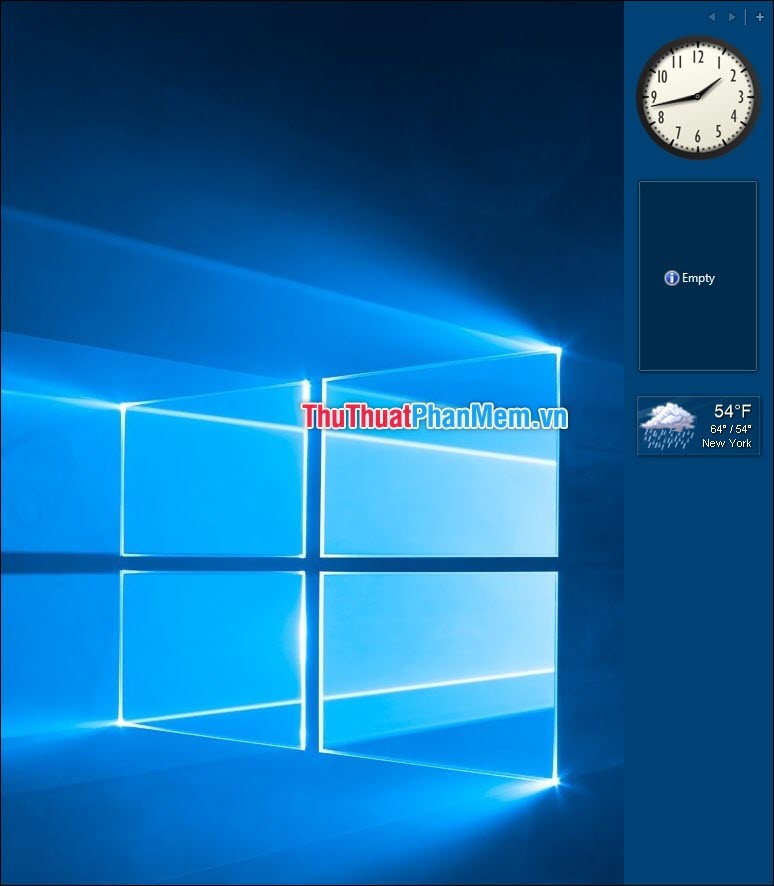 How to bring the calendar and clock to the Windows 10 Desktop screen Picture 6