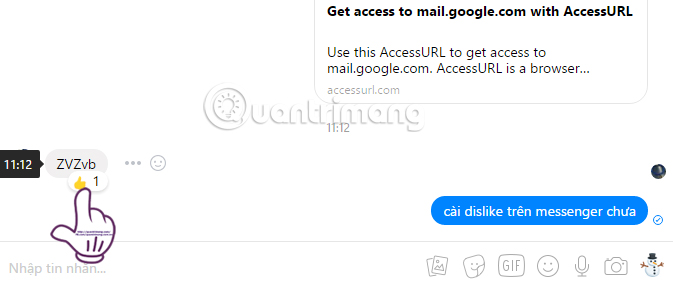 How to bring the Dislike button to Facebook Messenger? Picture 12