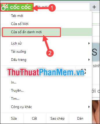 How to browse the Web in private mode on Chrome, Coc Coc, Firefox and Edge browsers Picture 3