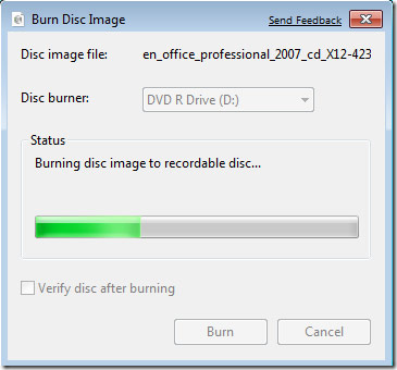 How to burn ISO image file to CD, DVD Picture 11