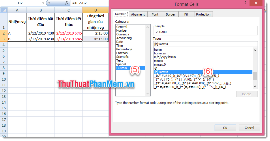 How to calculate time in Excel: Add and subtract time Picture 8