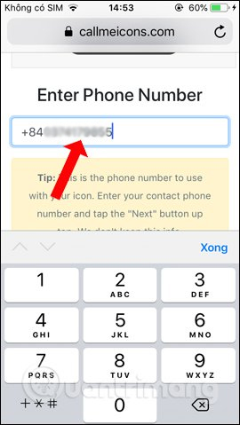 How to call a contact on the iPhone main screen Picture 2