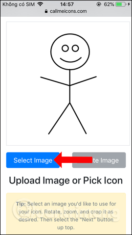 How to call a contact on the iPhone main screen Picture 6