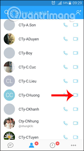 How to call a video call Zalo split the screen Picture 1