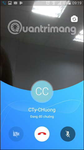 How to call a video call Zalo split the screen Picture 2