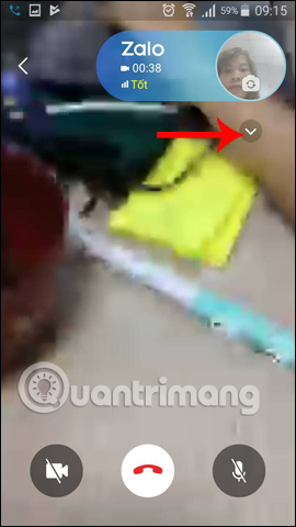 How to call a video call Zalo split the screen Picture 3